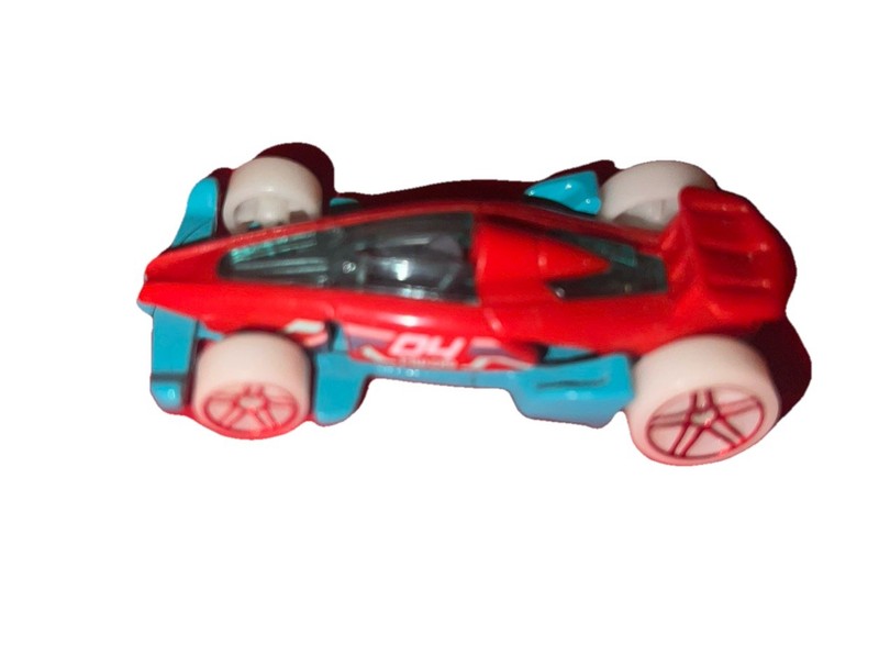 Hot Wheels 2014 CFL02 Carbide Toy Car Red and Teal Rolls Put Nicely