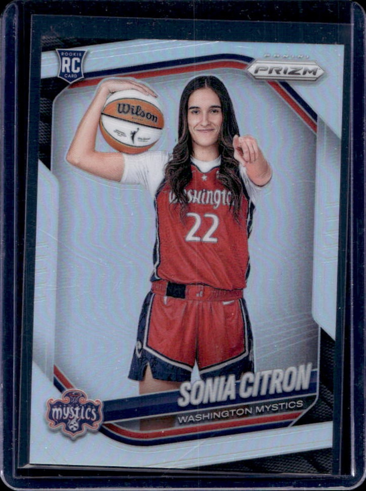 2025 Panini WNBA Prizm Sonia Citron RC Silver Rookie Variation #148 Mystics