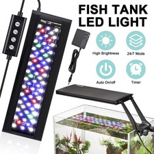 hygger Aquarium Light Clip On RGB Full Spectrum Fish Tank Plants Grow Waterproof