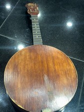 Rare Vintage Bandello Banjo Wood Shell No Strings Original Ukulele Mandolin
