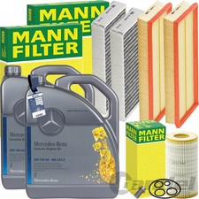 MANN INSPEKTIONSPAKET passend für MERCEDES GL-KLASSE X164 W251+ORIGINAL 5W-40 ÖL MANN INSPEKTIONSPAKET passend für MERCEDES GL-KLASSE X164 W251+ORIGINAL 5W-40 ÖL