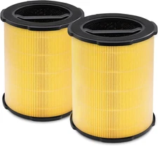 WELOV P200S Pet Care Filter 2 Packs, 3-In-1 H13 True HEPA and High-Efficiency Ac