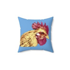 Rooster 'Spencer' Spun Polyester Throw Pillow