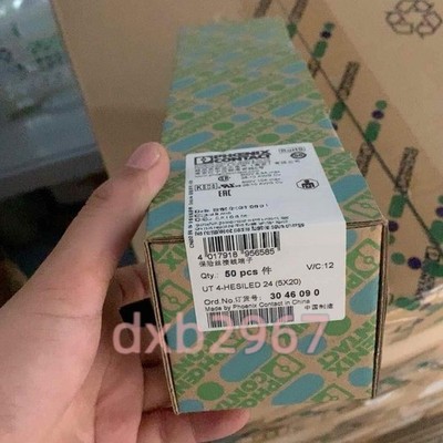 50PCS For Phoenix Contact 3046090 UT 4-HESILED 24 (5X20) fuse terminal Fast Ship