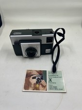 VINTAGE 1970s KODAK HAWKEYE INSTAMATIC X CAMERA W/Strap Orig. Manual