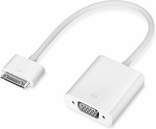 Apple VGA Adapter for iPad, iPhone and iPod Touch 30-pin to VGA Model A1368