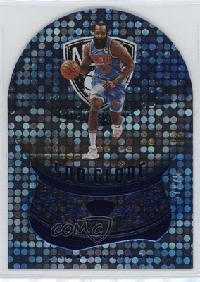 2020-21 Panini Crown Royale Sno Globe Blue 57/75 James Harden #16 0s0n