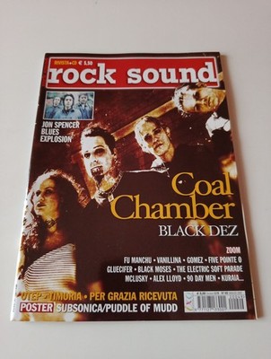 Rock Sound N.49/2002 Coal Chamber Otep P.G.R. + Poster Subsonica/Puddle Of Mudd