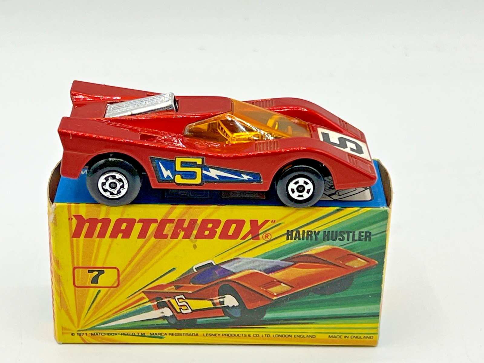 Boîte Vide Matchbox Superfast N°7 Hairy Huster - Originale UK