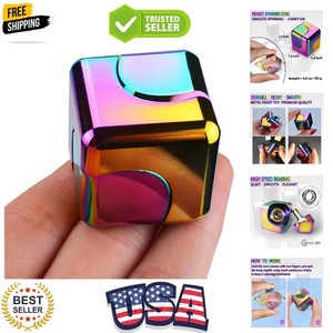Fidget Spinner Toys Cube Adults Metal Fidgets Cool Stuff Desk Gadgets Office ...