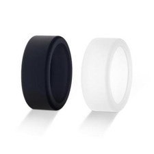 2-Pack Oura Ring Cover - Gen 4/3 Compatible, Anti S for 6 7 8 9 10 Black Clear