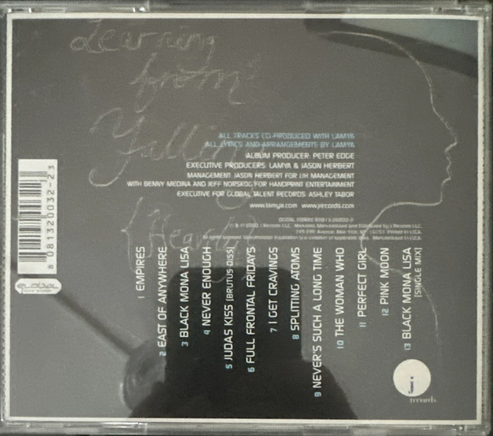 CD Lamya Learning From Falling NEW OVP J Records - Gebraucht Sehr Gut - Bild 2 von 2