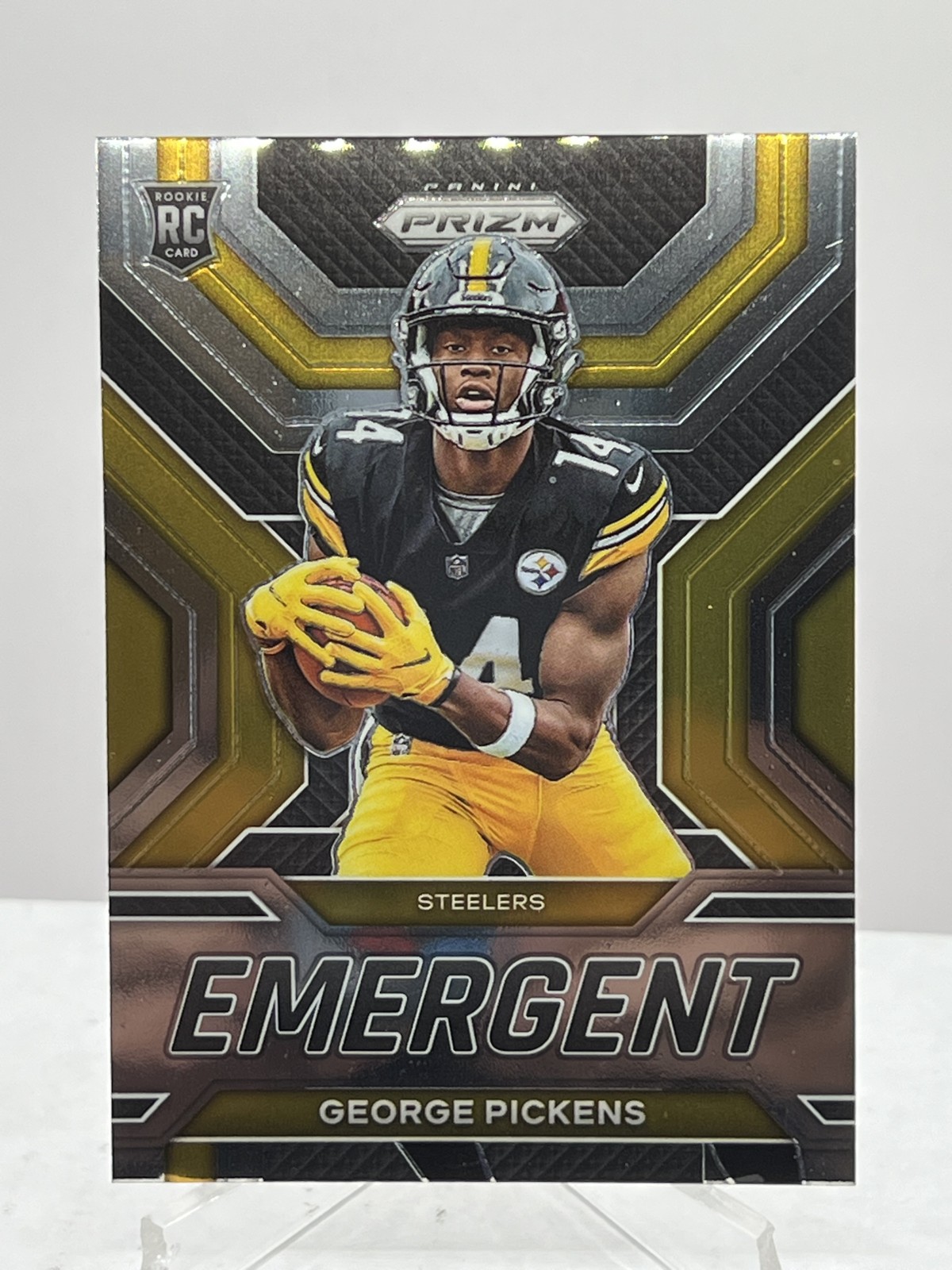 2022 Panini Prizm - Emergent George Pickens #E-17 Silver Prizm (RC)