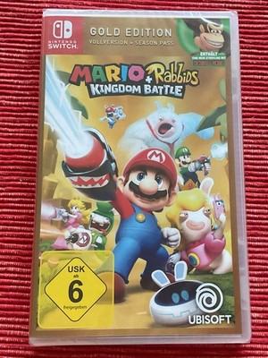 Nintendo Switch Mario Rabbids Kingdom Battle Gold Edition  OVP