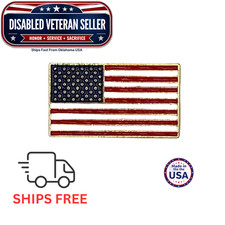 American Flag US Flag Lapel Pin Hat Pin Tie Tack Made In USA