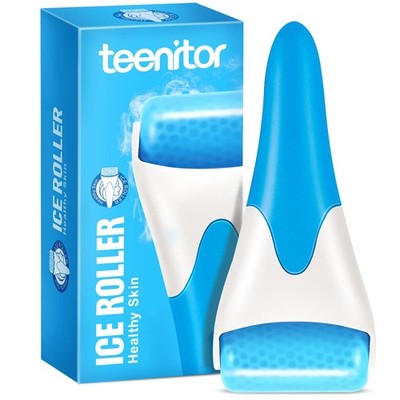 Eisroller für Gesicht, Augen, Schwellungen, Migräne, Schmerzen 1 Stück (1er Pack), blau 