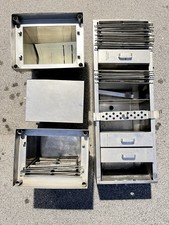 Vintage Arkay Stainless Ported Film Developing Tanks Big Lot  NO HANGERS 