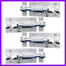 4 Pack Sliding Door Lock, 3 Inch Barrel Bolt Latch, with 12 Screws Sliding Door