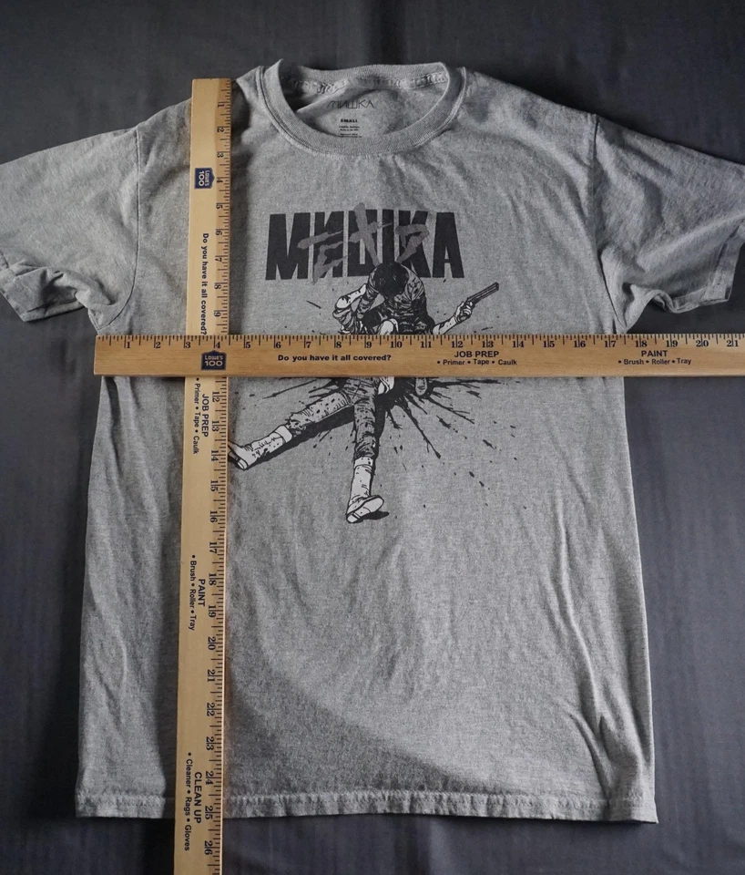 Mishka Akira Shirt Mens Small Gray Graphic Manga Tee Streetwear Punk - Image 4 of 4