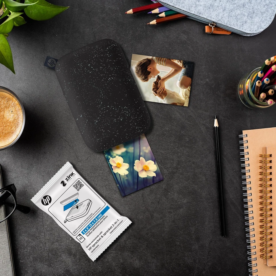 HP Sprocket 2X3" Premium Zink Sticky Back Photo Paper (20 Sheets) Compatible - Image 4 of 4