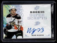 2021-22 Upper Deck SPx Rookie Superscripts Mason McTavish Rookie Auto #RSS-MT