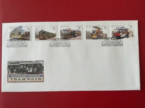 Australia 1989 #1154-1158 Tramways - FDC