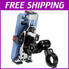 Aluminum Motorcycle Phone Mount with Vibration Dampener