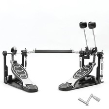 Double Bass Drum Pedal Double Chain Adjustabl...