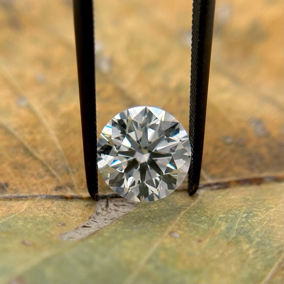 3.00 Ct White Diamond Lab-Grown Certified Round Cut CVD Loose VVS2 Gemstone NV28 - Image 2 of 4