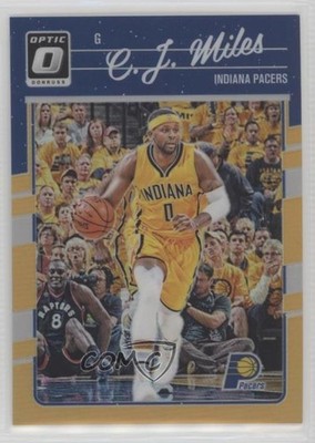 2016-17 Panini Donruss Optic Orange Prizm 148/199 CJ Miles #95 0k8