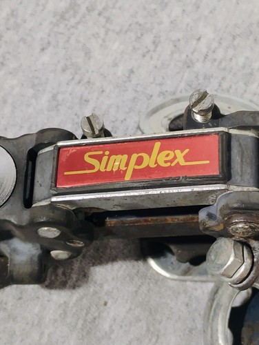 Dérailleur Arrière Vintage SIMPLEX PRESTIGE – Breveté SGDG – France – Pour Vélo Eroica