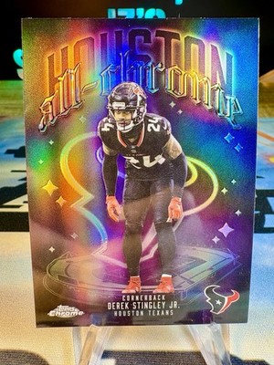 2025 Derek Stingley Jr. Topps Chrome All-Chrome Team Refractor #ACT-19 Texans
