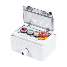 Push Button Box Ip67 with Emergency Stop Button Red Green Yellow Momentary Pu...