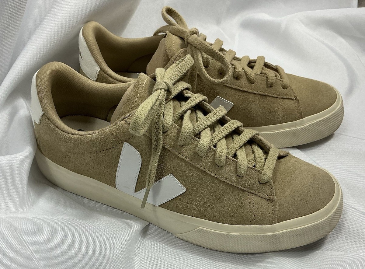 Veja Campo Volley Camel White Suede Sneaker Shoes Women’s EU 40 US