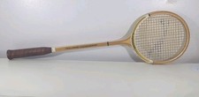 Vintage Squash Racket Slazenger Challenge Championship Wooden Frame England