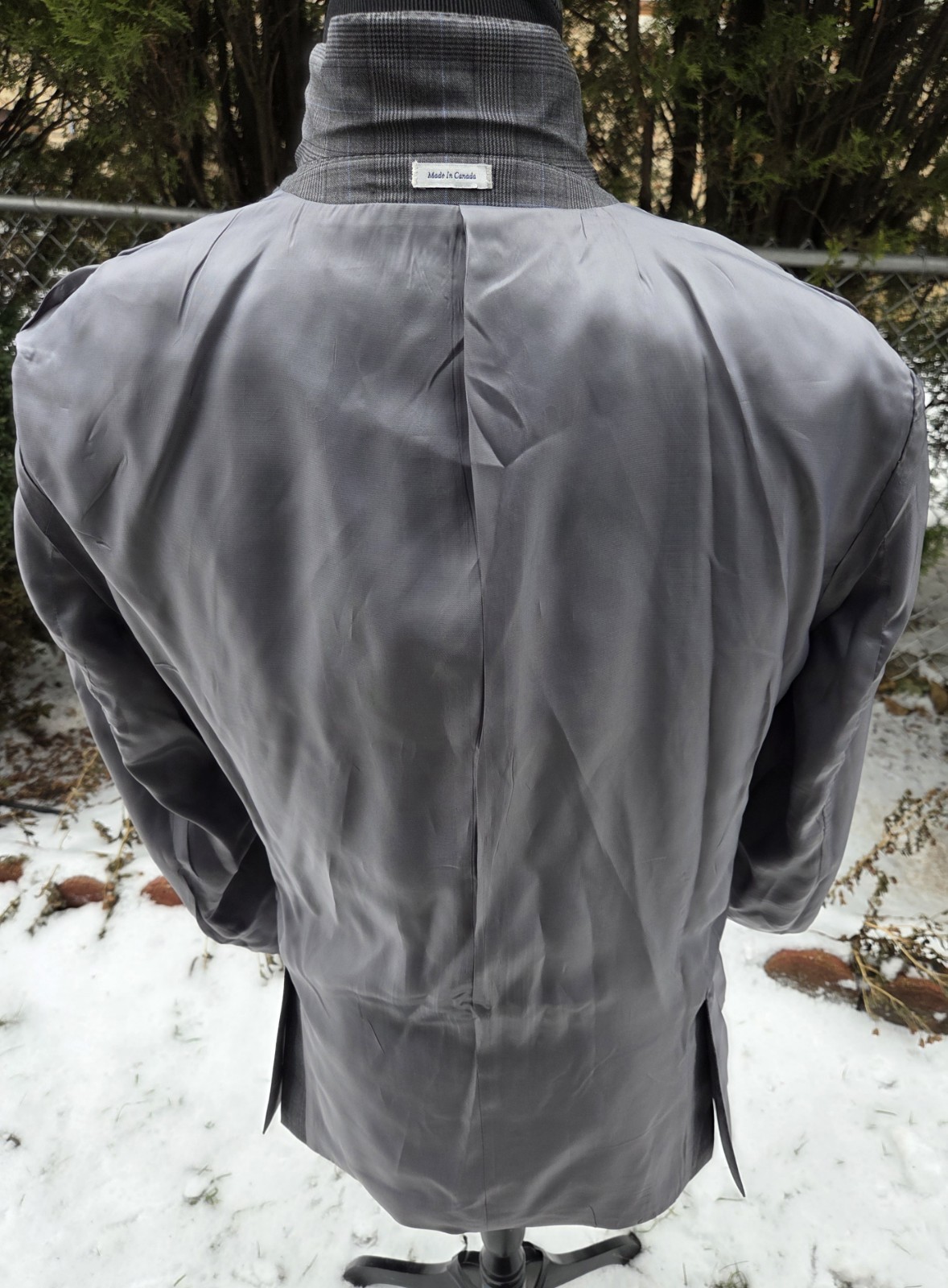 PETER MILLAR 100% Wool Gray Two Button Blazer Spo… - image 8