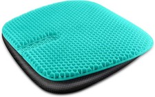 masteymoh Gel Seat Cushion for Long Sitting, 1.2-Inch Thick, Greenish Blue