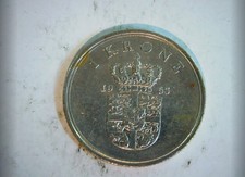 Denmark 1963 1 Krone Frederik IX 1 Krone (coat of arms / portrait) Coin