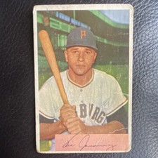 Bowman 1954 Vic Janowicz #203 Pittsburgh Pirates MLB Baseball Card