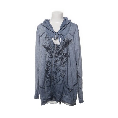 Tredy, Kapuzenpullover, Größe: 48, Blau, Baumwolle/Viskose, Paisley, Damen #iRa