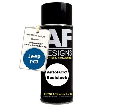 Für Jeep PC3 Banzai Blue Metallic Spraydose Basislack Sprühdose 400ml