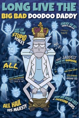 Poster Studio B - Rick & Morty Big Bad DooDoo Daddy 24x36'' NEW R85448