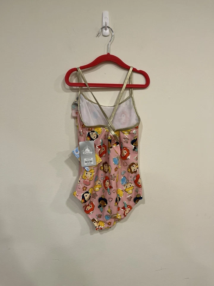 [Disney Store] Traje de baño princesa para niñas - Talla 9/10 grande niñas nuevo con etiquetas rosa Foto 4 de 4
