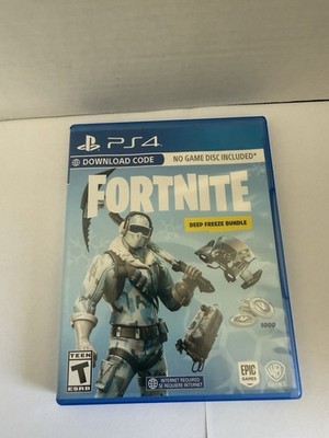 Fortnite Deep Freeze Bundle - PlayStation 4 *Code Redeemed, Case