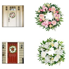 Collection de couronnes artificielles décoratives pour porte d'entrée,