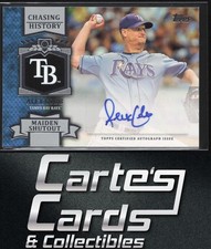 Alex Cobb 2013 Topps #CHA-AC Chasing History Autographs Tampa Bay Rays