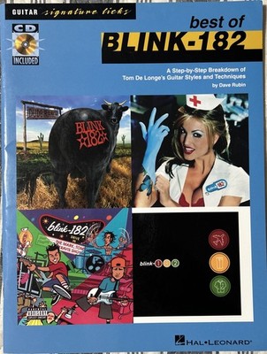 Hal Leonard Best Of Blink-182  Guitar Techniques Song Book 12 Songs New CD
