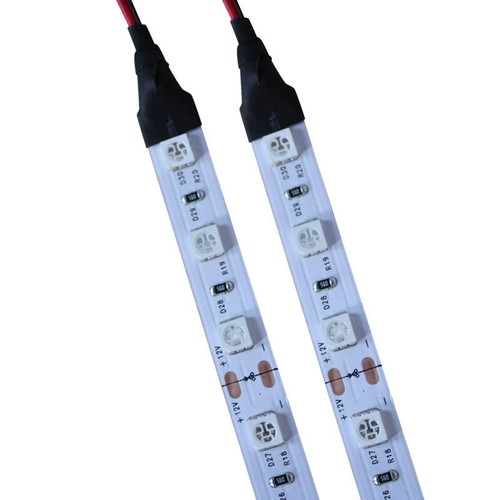 2x Blue/Red/Green modding PC Case LED strip light 30cm LED long molex connector - Picture 5 of 6