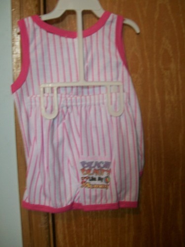 WCK 18 Meses My Goal is to Beach Beauty Like My Mommy sin mangas 2 piezas verano - Imagen 3 de 4