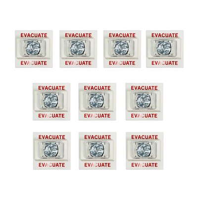 Siemens U-MCS-WE Marine Fire Detection System 500-648644 3 Evacuate Strobe 10Pcs